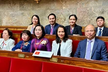 La delegación vietnamita en la APF-50. (Foto: VNA)