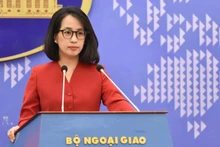 La portavoz del Ministerio de Relaciones Exteriores de Vietnam, Pham Thu Hang. (Foto: VNA)