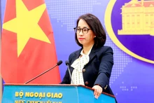 La portavoz del Ministerio de Relaciones Exteriores de Vietnam, Pham Thu Hang. (Foto: VNA)