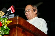 El presidente de la Asociación de Solidaridad Sri Lanka-Vietnam, Sudasinghe Sugathapala. (Foto: VNA)
