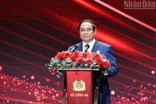 El primer ministro de Vietnam, Pham Minh Chinh, interviene en el evento. (Foto: Nhan Dan)
