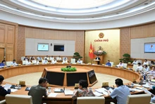 Panorama de la reunión. (Foto: Nhan Dan)