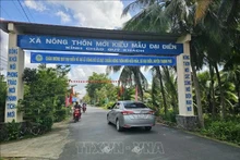 En una comuna que alcanza los estándares de nueva ruralidad en la provincia de Ben Tre. (Fotografía: VNA)