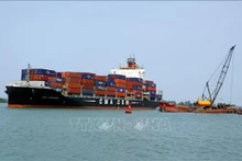 El puerto marítimo de Chu Lai, en la provincia de Quang Nam, da la bienvenida a barcos de 50 mil toneladas. (Fotografía: VNA)