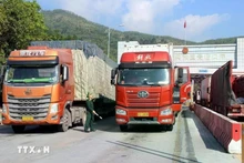 En la puerta fronteriza Chi Ma, en Lang Son. (Foto: VNA)
