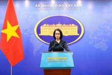 La portavoz del Ministerio de Relaciones Exteriores, Pham Thu Hang. (Foto: VN)