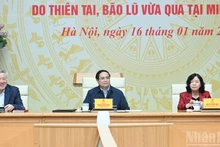 El primer ministro de Vietnam, Pham Minh Chinh, interviene en la conferencia de balance de la “Campaña Quang Trung”.