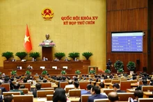 En el noveno período de sesiones de la Asamblea Nacional de la XV Legislatura. (Foto: VNA)