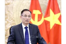 El ministro de Relaciones Exteriores de Vietnam, Le Hoai Trung. (Foto: VNA)