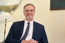 El embajador de Francia en Vietnam, Olivier Brochet. (Foto: VNA)