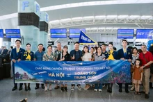 Vietravel Airlines operó con éxito su primer vuelo chárter entre Hanói y Huangshan, China. (Foto: VNA)