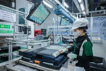 En la fábrica Regza Vietnam Electronics, provincia de Dong Nai. (Foto: VNA)