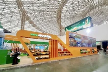 El pabellón de Hai Phong en la Feria de Otoño 2025. (Foto: VNA)
