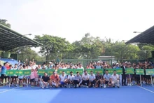 Inauguración del Campeonato Nacional de Tenis Juvenil - Copa Vietravel 2025 en Binh Duong.