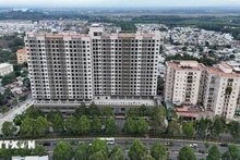 Los proyectos de vivienda social A6 y A7 acaban de finalizar en el barrio de Tran Bien, provincia de Dong Nai. (Foto: VNA)