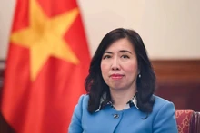 La viceministra de Relaciones Exteriores Le Thi Thu Hang. (Foto: VNA)