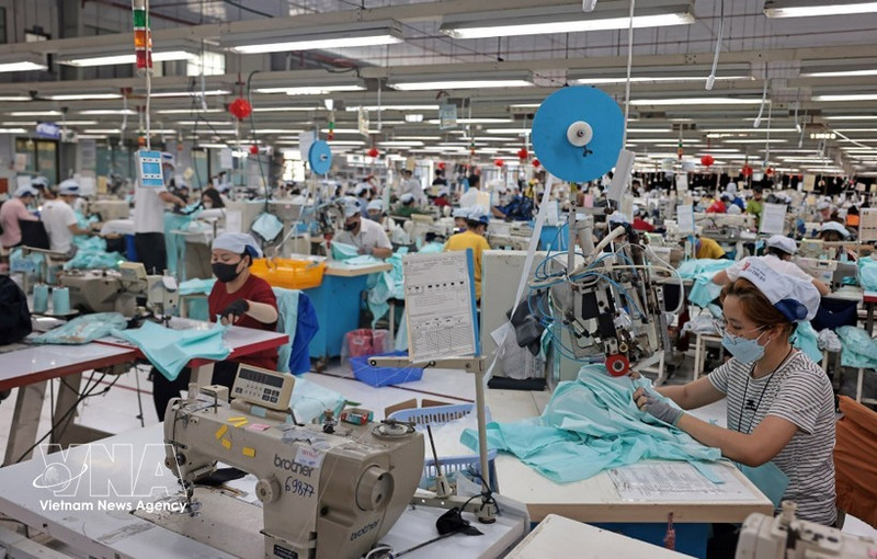 Las prendas de vestir son uno de los principales productos de exportación de Vietnam a Rusia. (Foto: VNA)