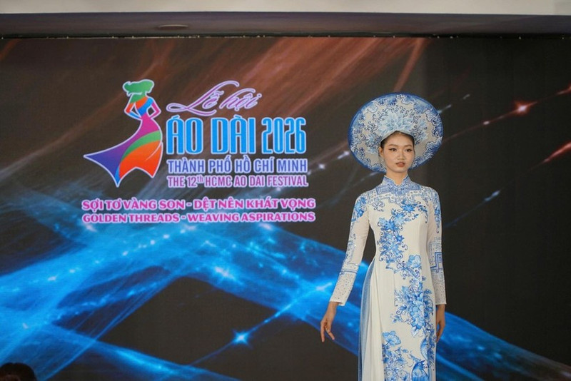 Ciudad Ho Chi Minh celebrará este mes la 12.ª edición del Festival del Ao dai. (Foto: VNA)