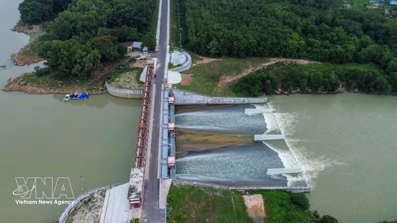 El lago Dau Tieng desempeña un papel fundamental para garantizar la seguridad hídrica. (Foto: VNA)