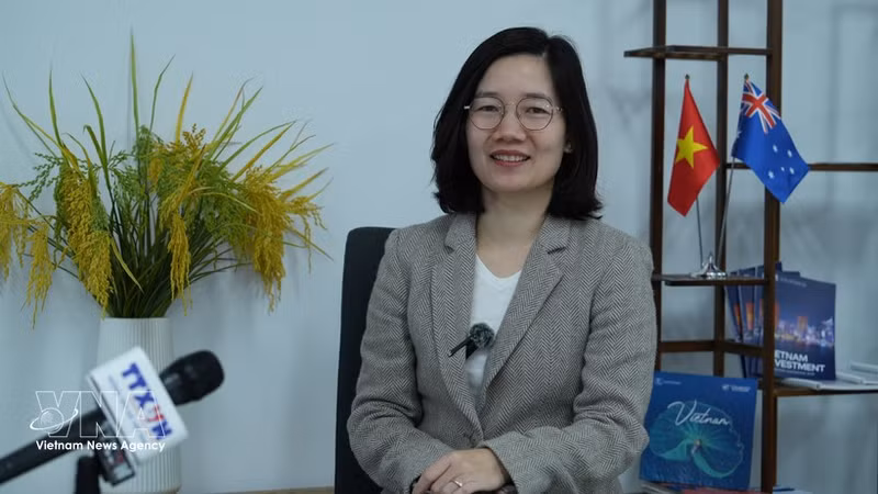 La jefa de la Oficina Comercial de Vietnam en Australia, Tran Thi Thanh My. (Foto: VNA)