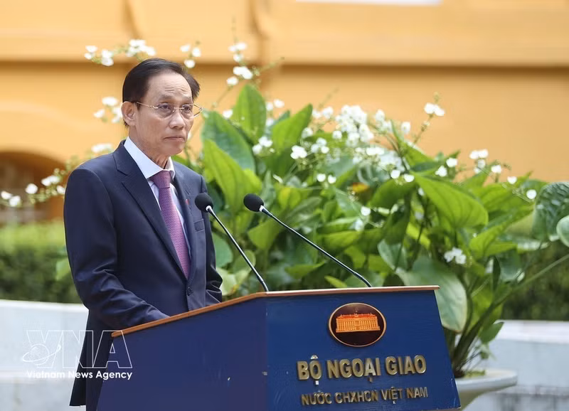 El ministro de Relaciones Exteriores, Le Hoai Trung. (Foto: VNA)