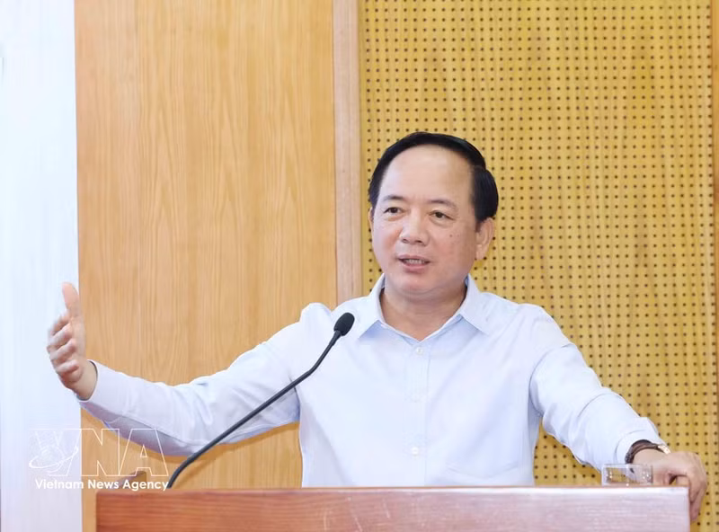Trinh Van Quyet, miembro del Buró Político, secretario del Comité Central y jefe de la Comisión de Propaganda, Educación y Movilización de Masas del Comité Central del Partido Comunista de Vietnam. (Foto: VNA)