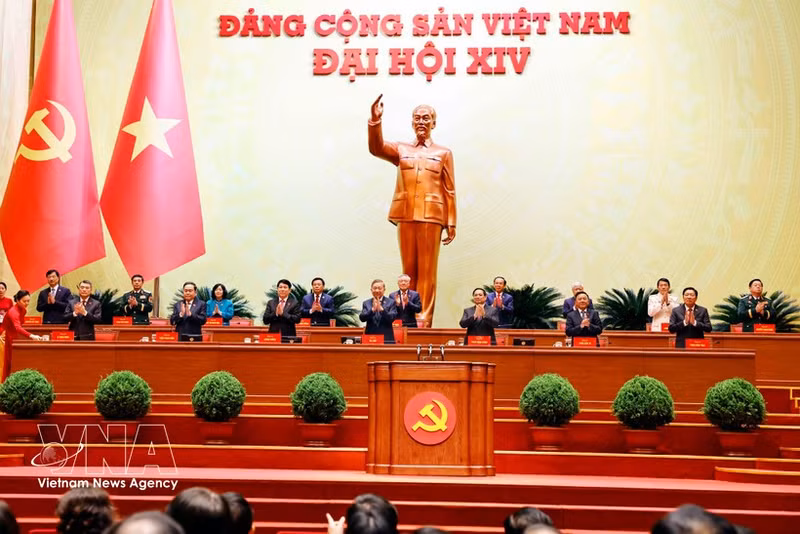 Sesión preparatoria del XIV Congreso Nacional del Partido Comunista de Vietnam. (Foto: VNA)
