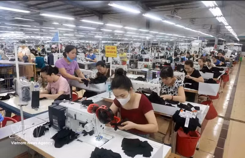 La empresa textil TNG Thai Nguyen genera empleo para más de 20.000 trabajadores. (Foto: VNA)