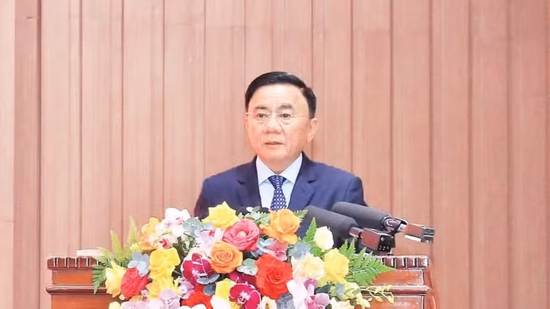 El miembro del Buró Político y permanente del Secretariado del Comité Central del Partido Comunista de Vietnam, Tran Cam Tu. (Foto: Duy Linh)