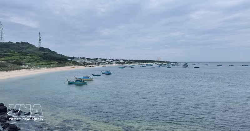 Un rincón de la isla de Phu Quy. (Foto: VNA)