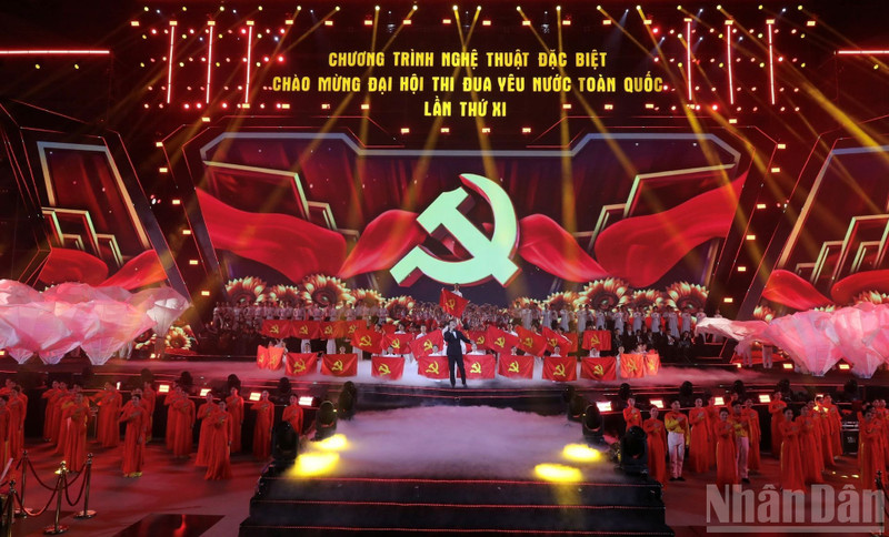 Actuación artística en el evento. 