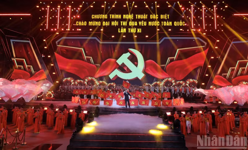 Actuación artística en el evento. 