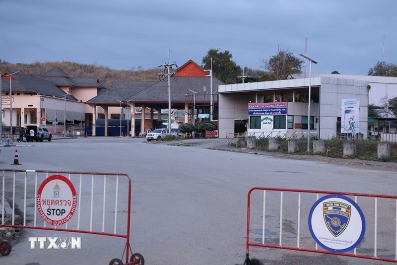 Cruce fronterizo en la provincia de Chanthaburi (Tailandia), 26 de diciembre de 2025. (Foto: Xinhua/VNA)