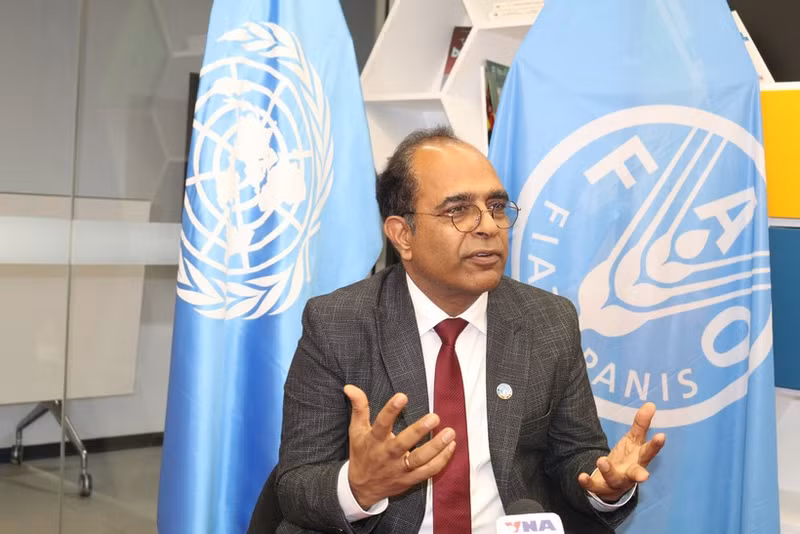Vinod Ahuja, representante de la Organización de las Naciones Unidas para la Alimentación y la Agricultura (FAO) en Vietnam. (Foto: VNA)