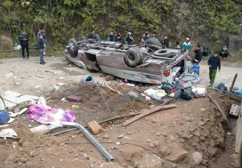 El accidente dejó nueve muertos. (Foto: VNA)