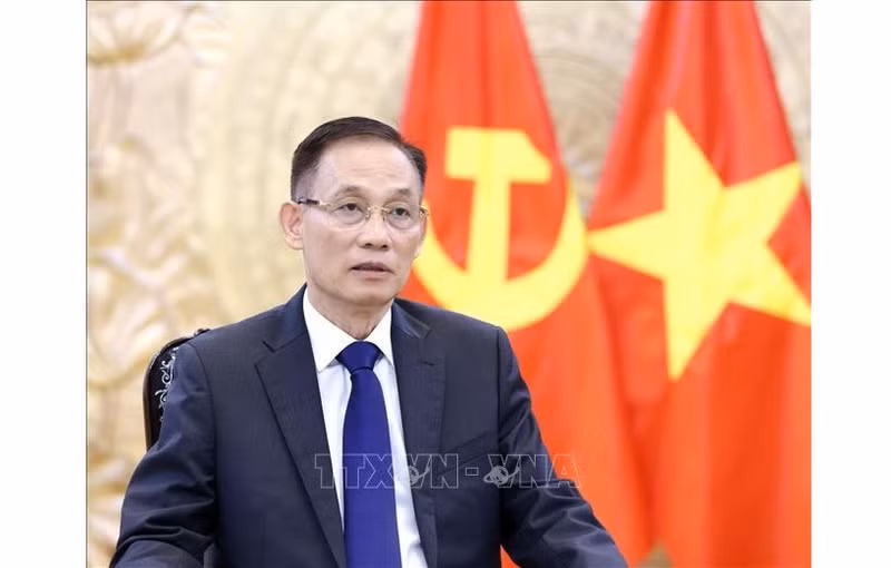 El ministro de Relaciones Exteriores de Vietnam, Le Hoai Trung. (Foto: VNA)