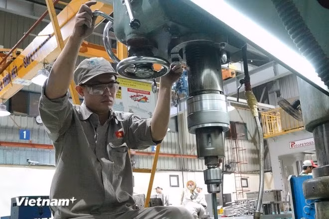 Las empresas se enfrentan a nuevas oportunidades gracias a la ampliación de los incentivos gubernamentales para el capital, la tecnología, los recursos humanos y los mercados. (Foto: VNA)