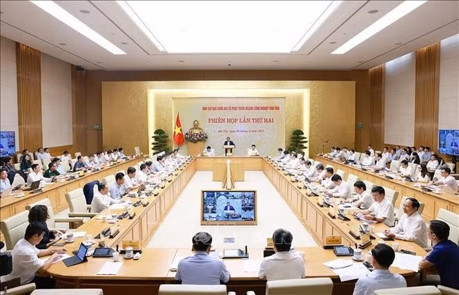 En la reunión. (Foto: VNA)