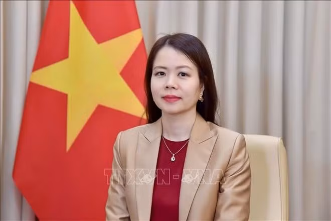 La viceministra vietnamita de Relaciones Exteriores Nguyen Minh Hang. (Foto: VNA)
