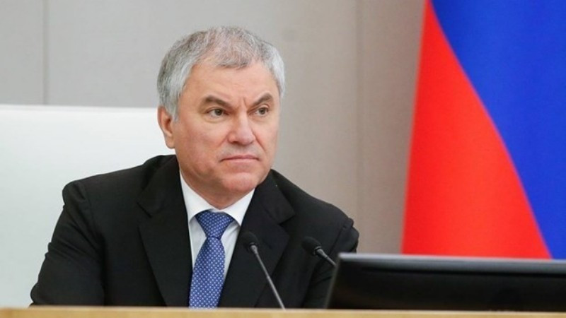 Presidente de la Duma Estatal de la Asamblea Federal de Rusia, Viacheslav Volodin. (Foto: Agencia de Noticias de Rusia TASS)