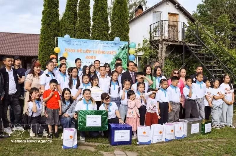 En el Campamento de Verano de Lengua Vietnamita 2026. (Foto: VNA)