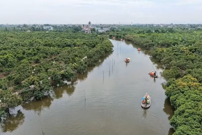 El área ecoturística de Dong Man, en la comuna de Thanh Ha. (Foto: thanhha.haiphong.gov.vn)