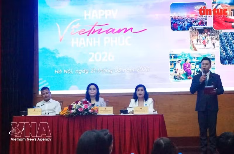 Acto de lanzamiento del Premio de comunicación sobre derechos humanos “Happy Vietnam 2026”. (Foto: VNA)