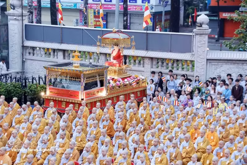 Celebran en Ciudad Ho Chi Minh Día del Vesak 2026 de la ONU. (Foto: VNA)
