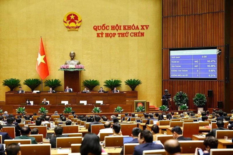 En el noveno período de sesiones de la Asamblea Nacional de la XV Legislatura. (Foto: VNA)