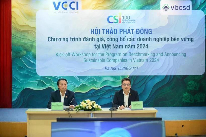 El CSI 2025 es organizado por el Consejo de Empresas de Vietnam para el Desarrollo Sostenible (VBCSD), una entidad de la VCCI. (Foto: VNA)
