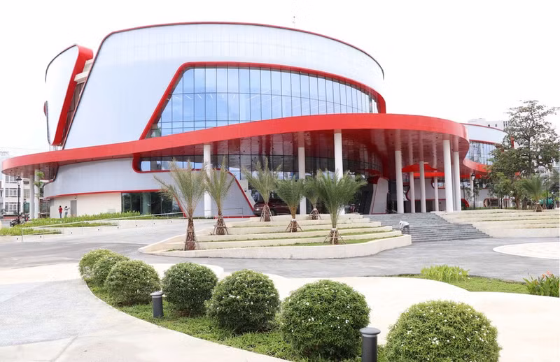 Sala de enseñanza de dibujo en el Palacio Cultural Infantil Khanh Hoa. (Foto: VNA)