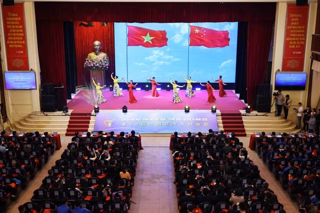La inauguración del programa de intercambio popular Vietnam-China. (Foto: VNA)