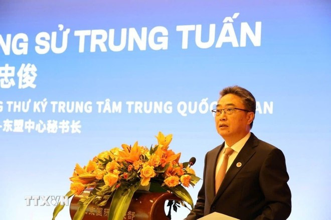 Shi Zhongjun, secretario general del Centro China-Asean. (Foto: VNA)