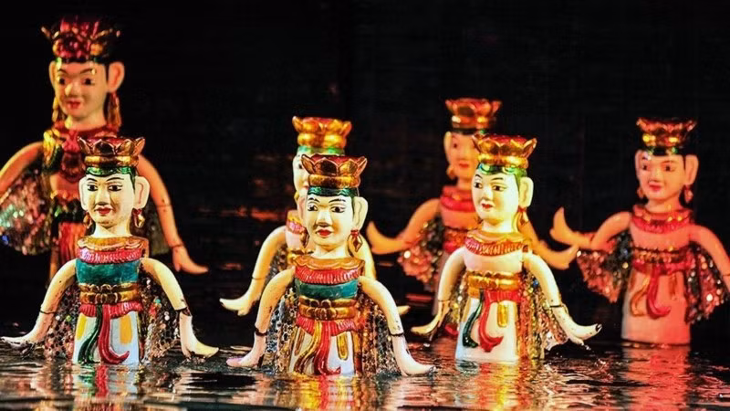 El arte de las marionetas, un atractivo turístico de Hanói. 